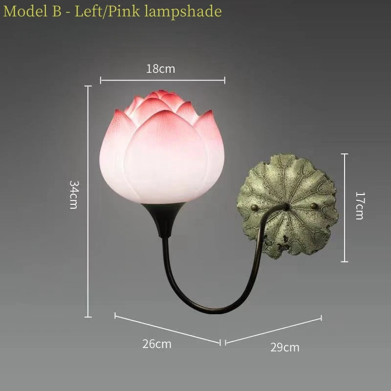 Applique murale Led en forme de Lotus - vue 11 sur 16