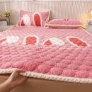 surmatelas doux pour étudiants en peluche pour lit simple ou double