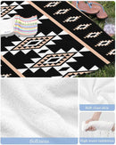 serviette de plage motifs azteques douce absorbante legere