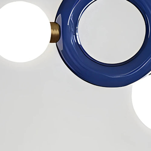 Art-Déco-Pendelleuchte aus Metall für ein elegantes Interieur - vue 6 sur 7