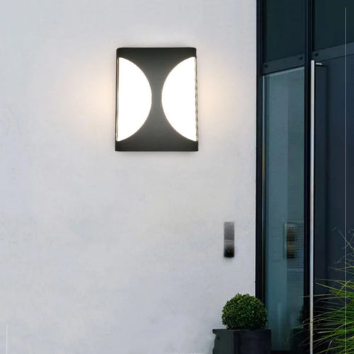 Moderne LED-Außenwandleuchte wasserdicht für Garten und Weg - vue 3 sur 10