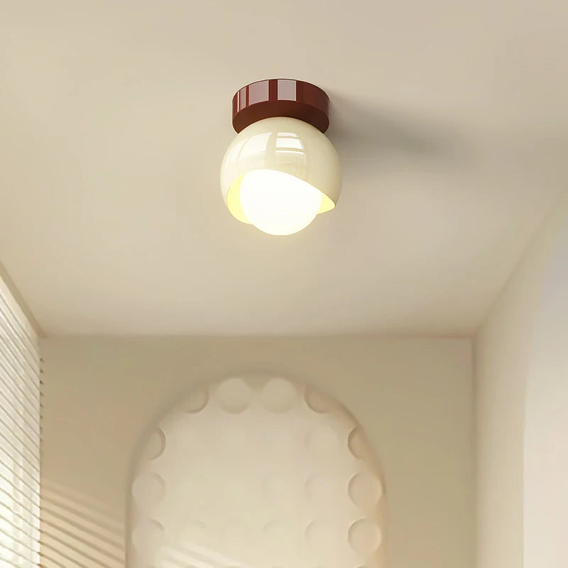 LED-Deckenleuchte im französischen Stil, kreativ und individuell - vue 3 sur 10