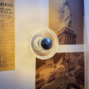 Moderne Retro-Wandleuchte aus Glas mit romantischem Stil und LED-Beleuchtung
