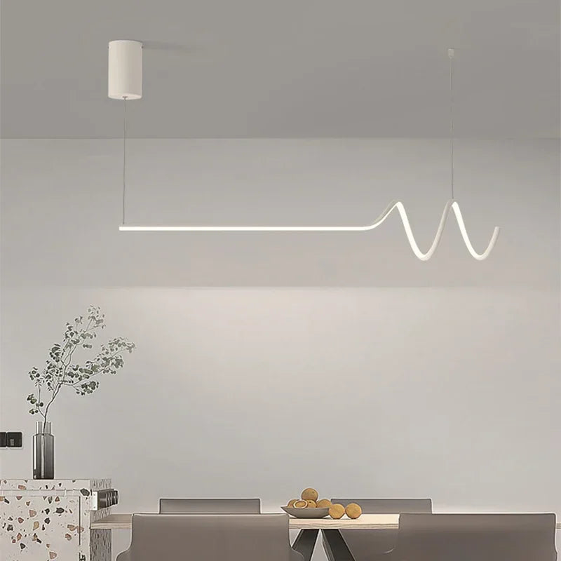 suspension moderne en led pour décoration d'intérieur élégante - vue 5 sur 10