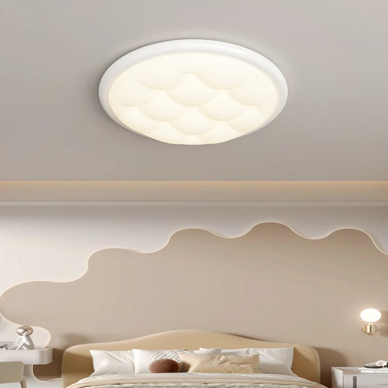 Moderne Deckenleuchte Creme Bubbles Augenschutz - vue 6 sur 12