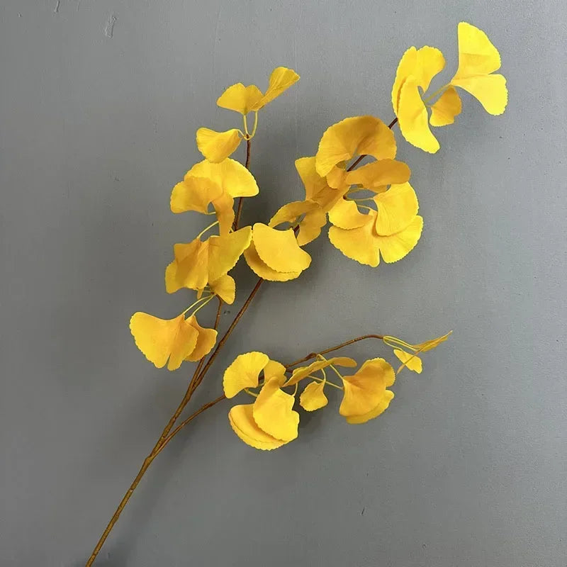 plante décorative ginkgo artificielle à trois fourches pour extérieur - vue 6 sur 6
