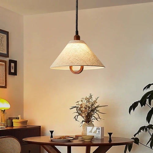 Retro Kronleuchter aus Hanfseil, minimalistisch für mittelalterliches Interieur - vue 2 sur 7