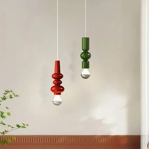 Suspension nordiques en fer chenille minimaliste