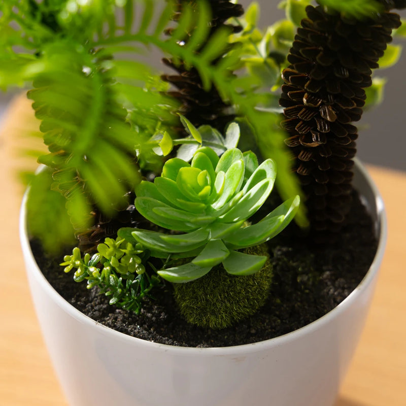 faux palmier grande plante artificielle en pot décorative