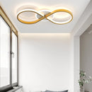 Minimalistische moderne LED-Deckenleuchte im nordischen Stil für kreative Atmosphäre