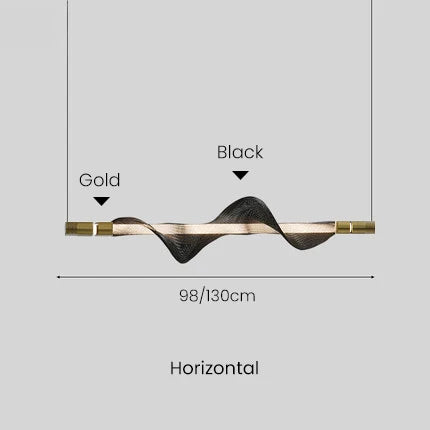 Design-Pendelleuchte Nordic mit Lichtrohr für dekorative Innenräume