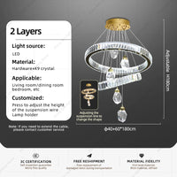 lustre suspendu de luxe pour un éclairage élégant