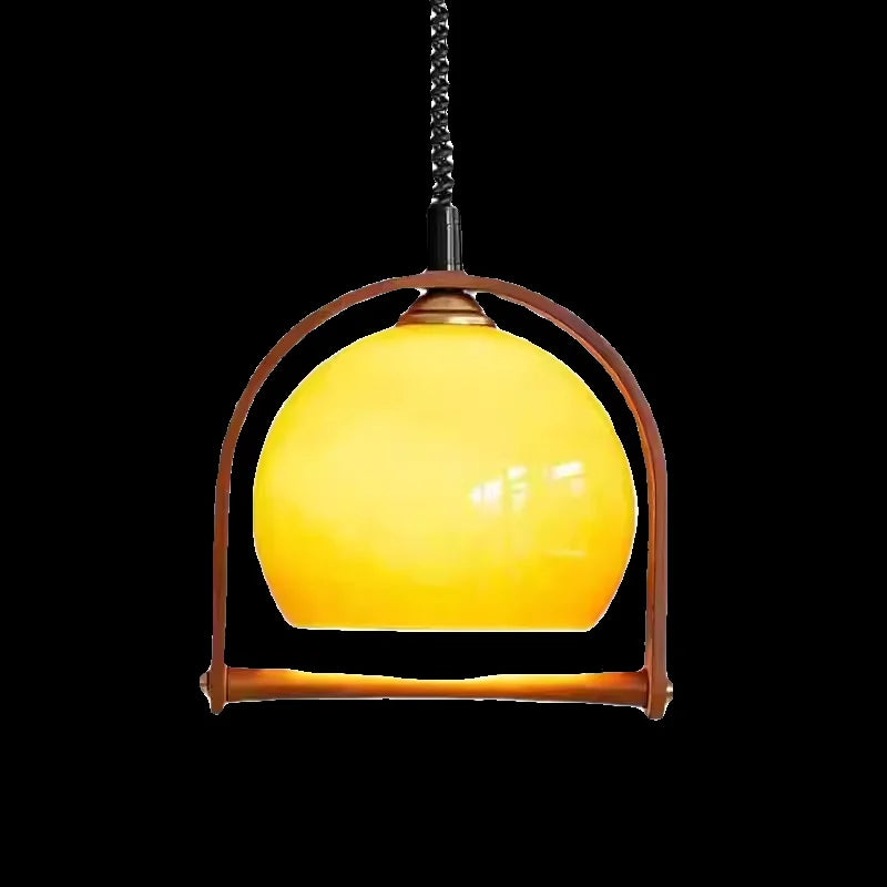 lustre en verre médiéval pour éclairage suspendu décoratif - vue 5 sur 7