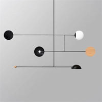 Minimalistischer nordischer Kronleuchter für moderne Inneneinrichtung