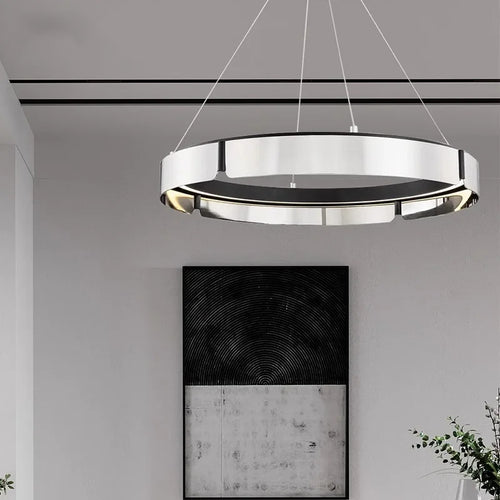 Runde LED-Deckenleuchte minimalistisch modernes Design - vue 4 sur 14