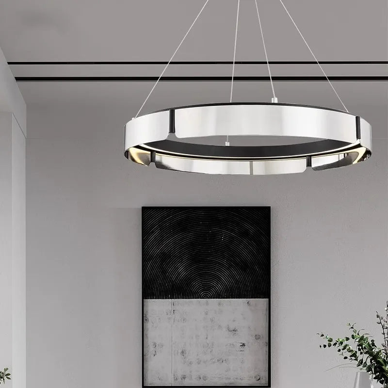 Runde LED-Deckenleuchte minimalistisch modernes Design - vue 4 sur 14