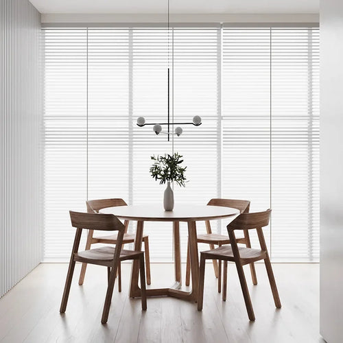 LED-Kronleuchter im nordischen Stil mit Glaskugeln für den Innenbereich - vue 4 sur 14