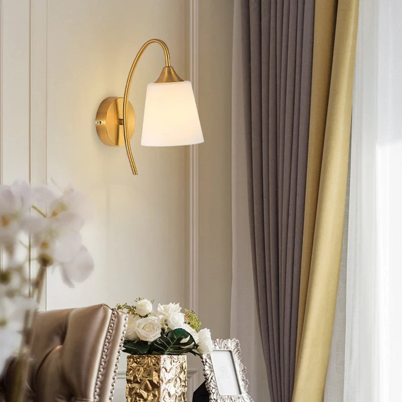 applique murale en verre luxe style art déco pour intérieur - vue 2 sur 21