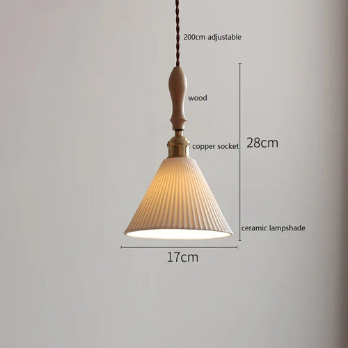 Moderne Pendelleuchte aus Keramik in Blumenform - vue 22 sur 30