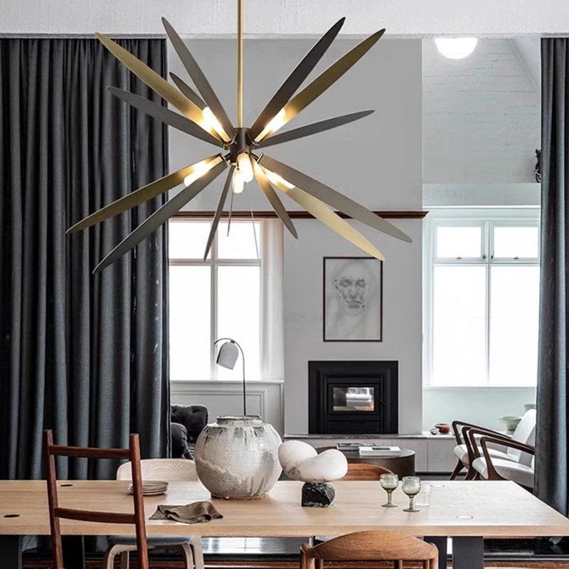 lustre led suspendu décoratif pour éclairage intérieur moderne - vue 4 sur 7
