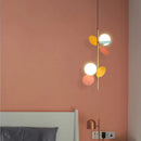 Boule de verre nordique suspension lustre lampe créative salon chambre d'enfants chambre intérieur décoratif Lampurant LED