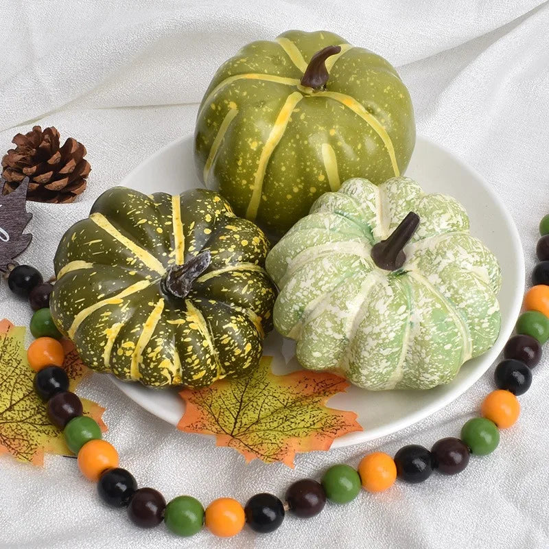 citrouilles décoratives en mousse pour Halloween et automne - vue 7 sur 22