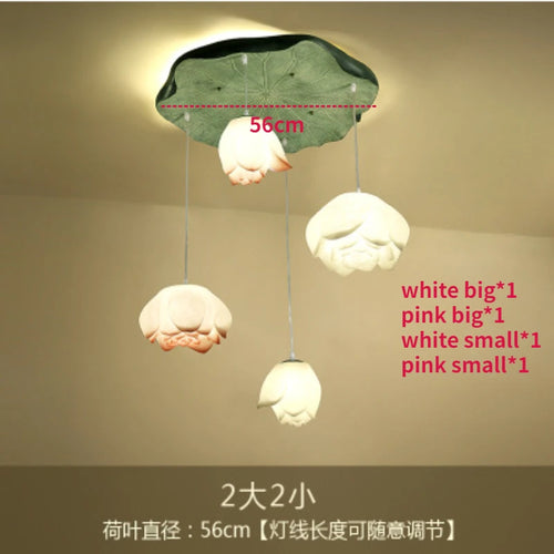 suspension lotus en verre pour décoration d intérieur - vue 14 sur 18