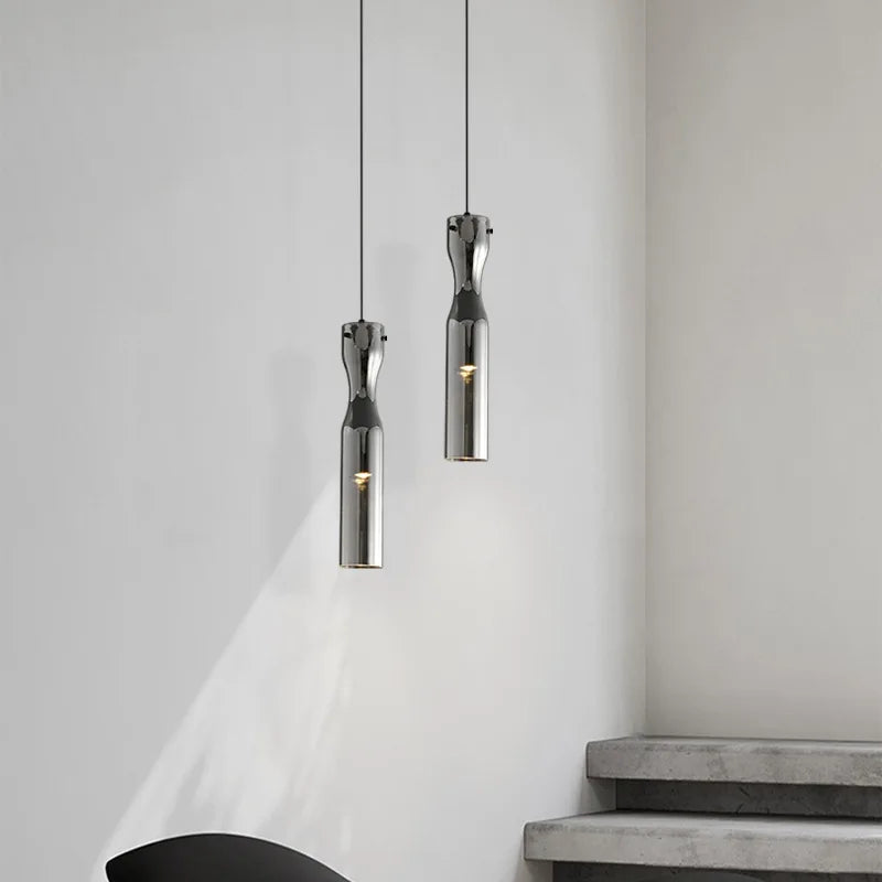 suspension LED moderne avec cordon réglable pour bar