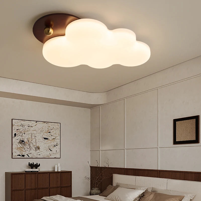 lampe nuage pour chambre enfant style médiéval protection des yeux - vue 3 sur 7
