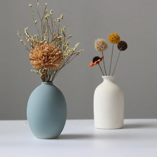 vase en céramique pour fleurs sèches décoration nordique créative