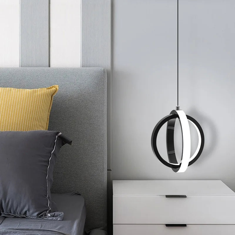 suspension moderne à led design simple et élégant - vue 7 sur 10
