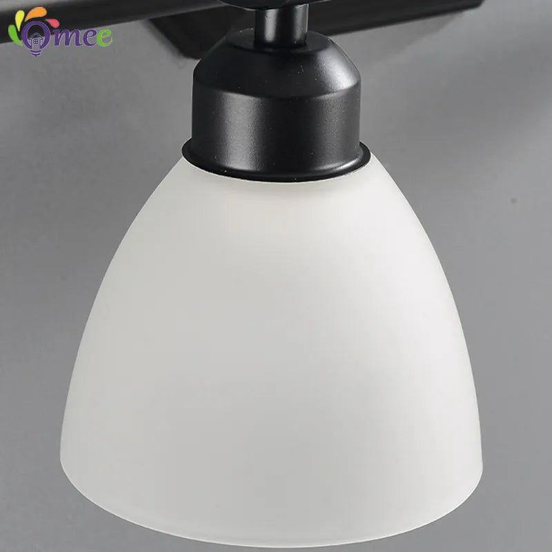 OMEE applique murale LED moderne AC90-260V applique murale salle de bains Vintage miroir lumières luminaire applique noir Bronze éclairage - vue 6 sur 12