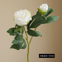 grandes fleurs artificielles de pivoine en soie pour décorations de mariage