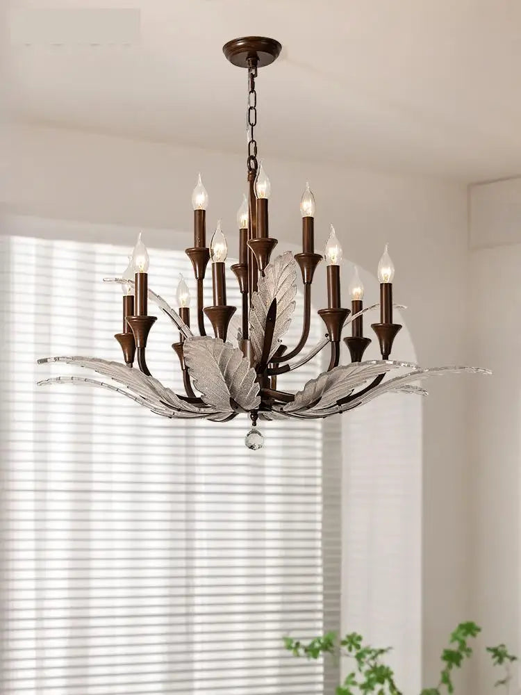 lustre art déco rétro pour éclairage intérieur moderne - vue 5 sur 9