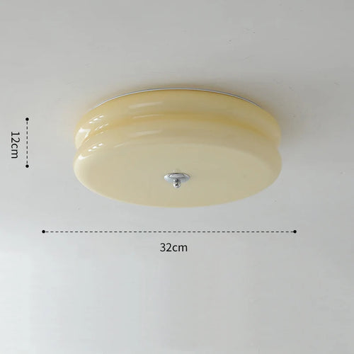 Retro-Deckenleuchte aus Glas für einen eleganten nordischen Stil - vue 10 sur 9
