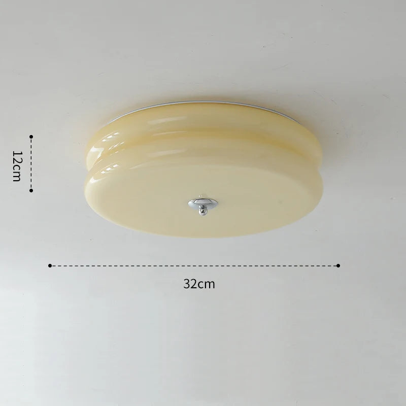 Retro-Deckenleuchte aus Glas für einen eleganten nordischen Stil - vue 9 sur 9