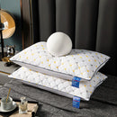 1pc Soft and Supportive White Pillow, Simple Polyester Rectangular Neck Pillow for Home and Hotel,18.9x29.13In