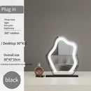 Vanity Mirror with Lights, Bathroom Mirror with Dimmable 3 Modes, 360 ° Rotary Touch Screen Control, Suable for Bedroom