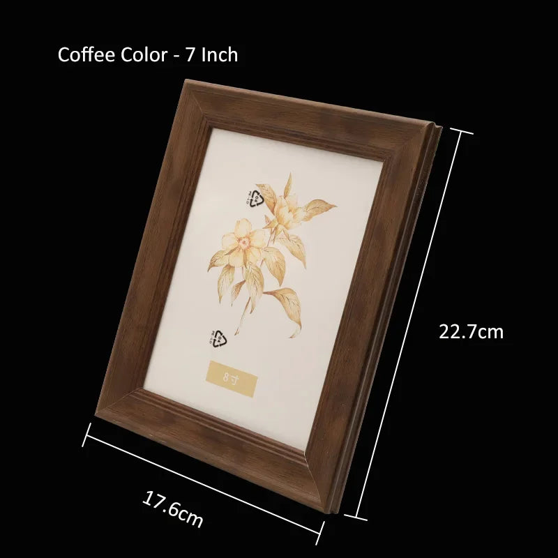 cadre photo rétro en plastique pour décoration murale et de table - vue 14 sur 20