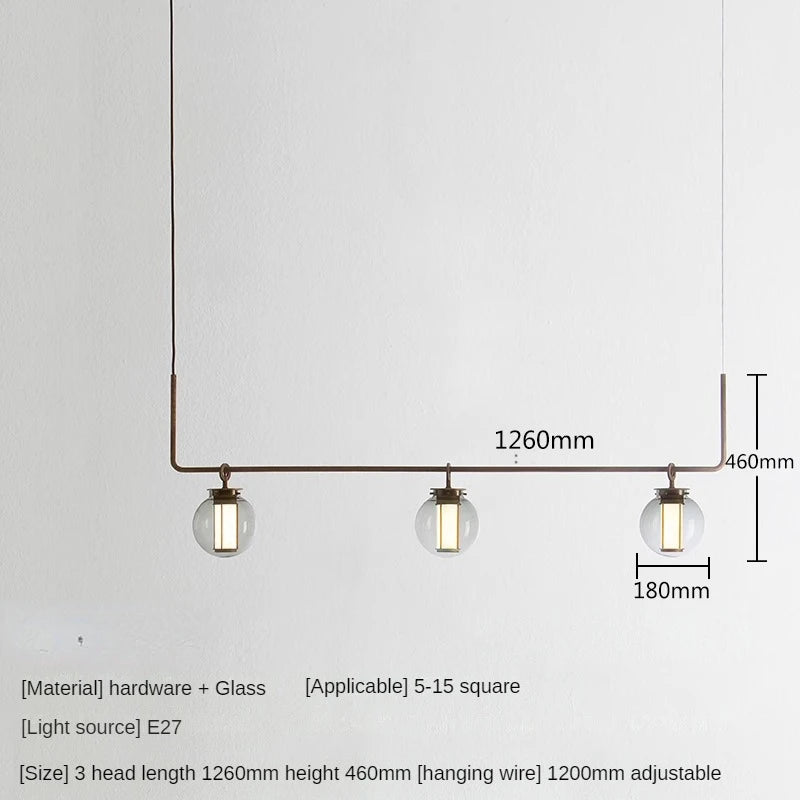 suspension en verre minimaliste pour bar et restaurant - vue 9 sur 9