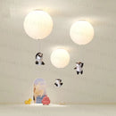 plafonnier led créatif dessin animé ours pour enfants