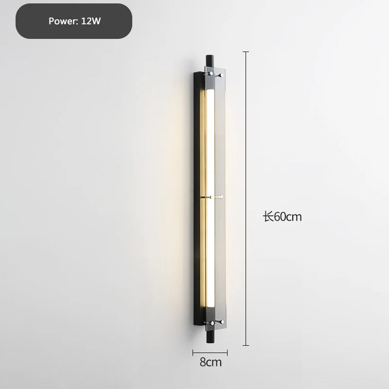 Italienische minimalistische Wandleuchte mit kreativem Design für den Innenbereich - vue 7 sur 7