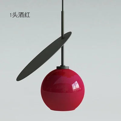suspension moderne en verre pour décoration intérieure créative - vue 11 sur 12