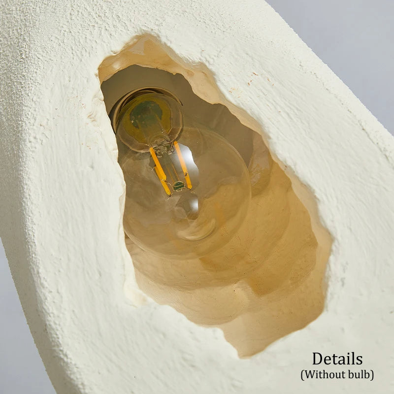 Suspension Wabi Sabi blanc cassé nordique bouteille d'eau forme 63 cm de haut chambre salle à manger - vue 7 sur 6