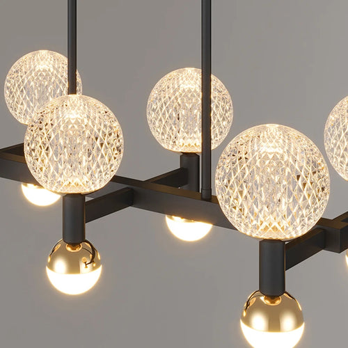lustre led pour intérieur avec éclairage de plafond
