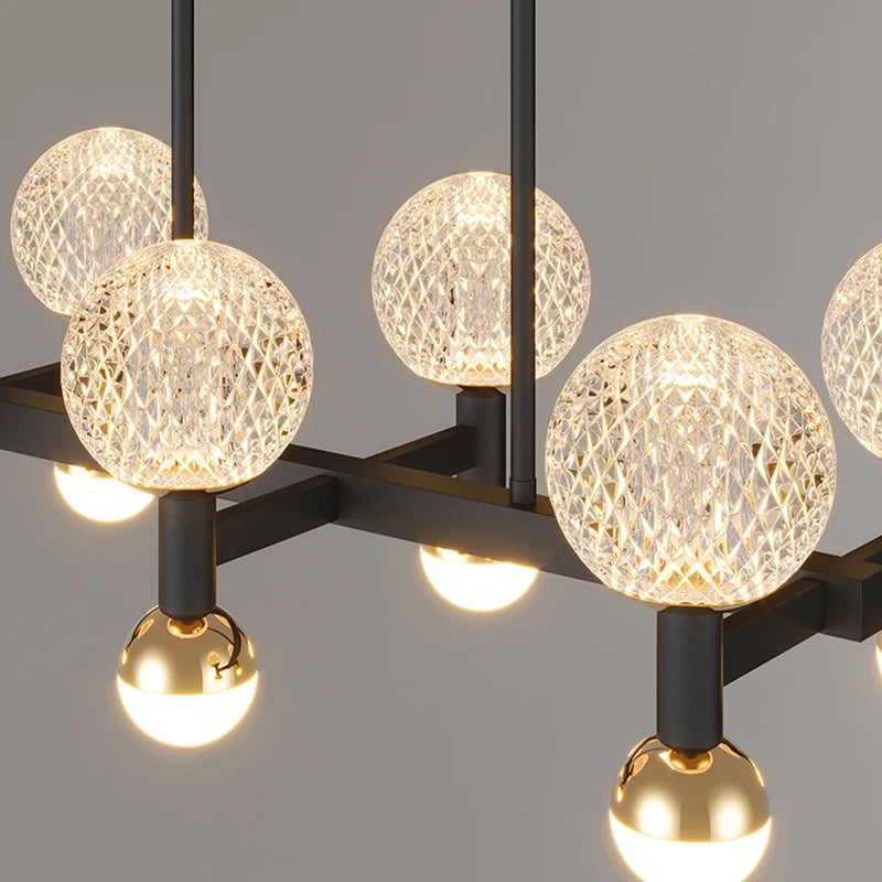 lustre led pour intérieur avec éclairage de plafond - vue 6 sur 6