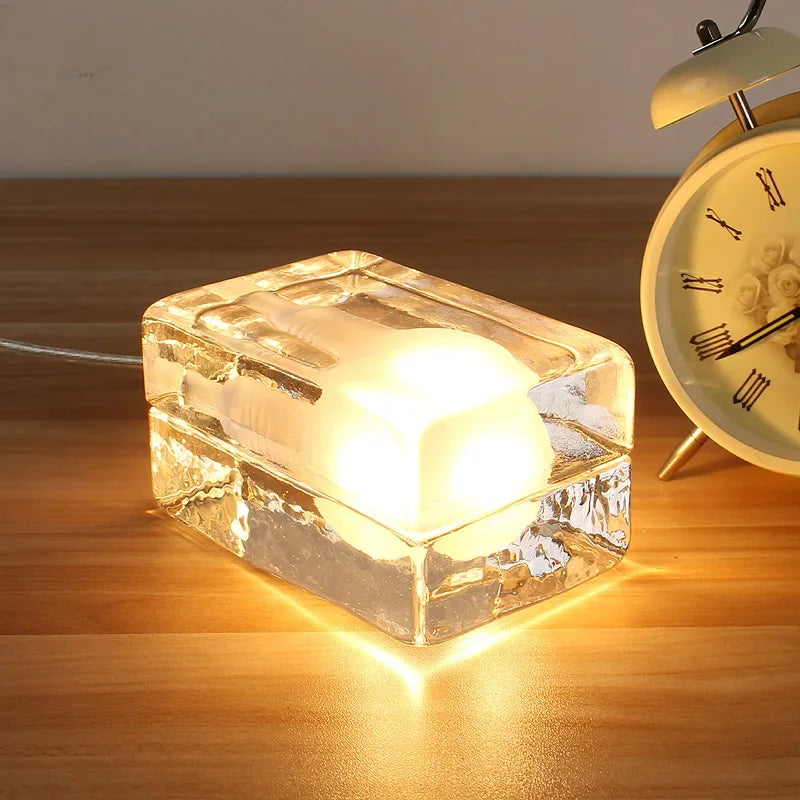 veilleuse led créative en forme de glaçon cadeau pour enfants - vue 2 sur 7