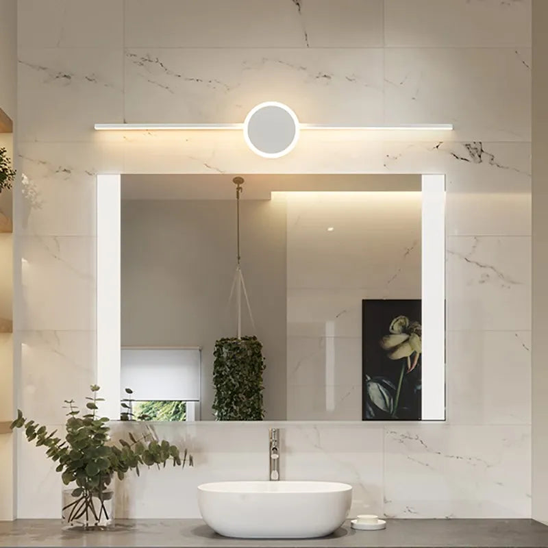 Applique murale LED blanc noir miroir - vue 4 sur 10