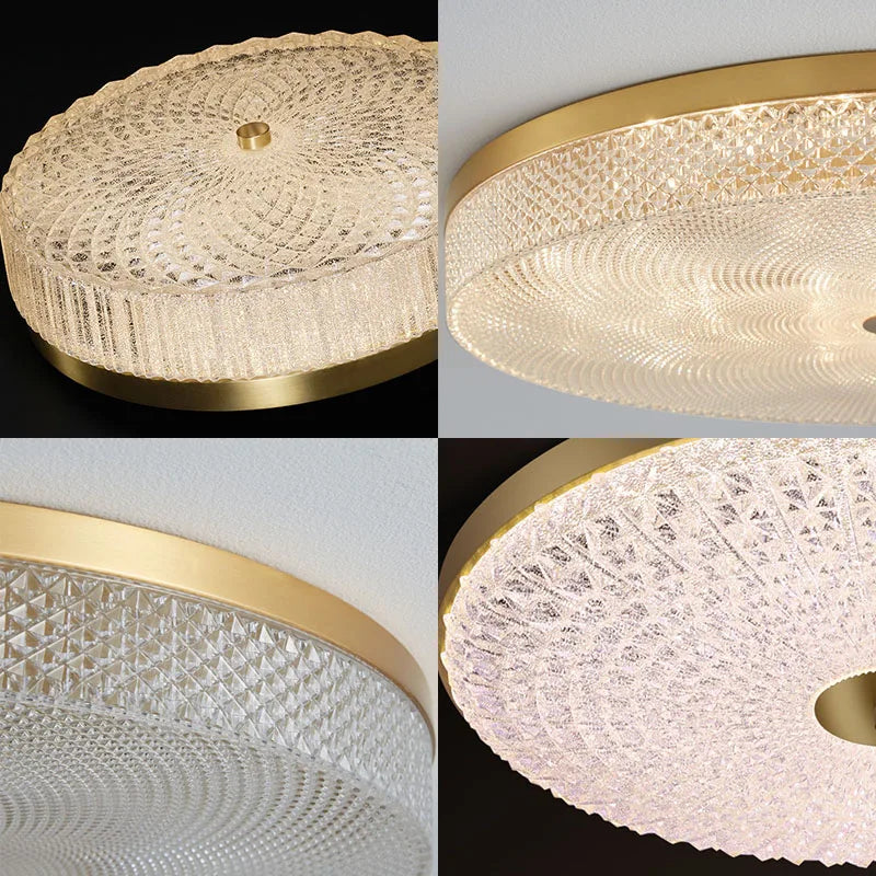 Runde LED-Deckenleuchte aus Acryl mit modernem Design für Ihr Zuhause - vue 4 sur 13