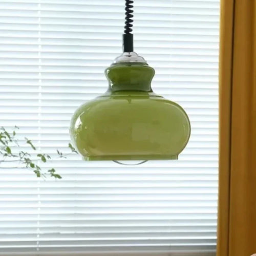 Kronleuchter aus farbigem Glas im nordischen Design für Restaurant und Bar